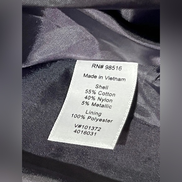 Coldwater Creek Vest Women’s Size 14 L Dark Purple Stretch Puffer Quilted - Picture 8 of 10